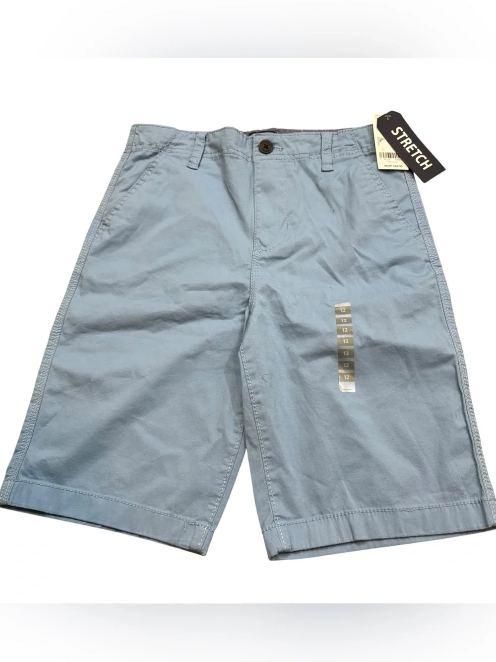 Brand new with Tags Osh Kosh Boys Light Blue Chino Shorts Size 12